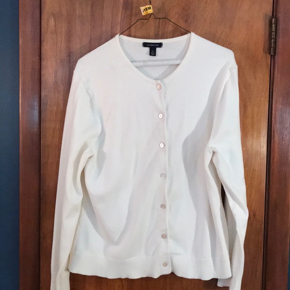 Cream thin cardigan